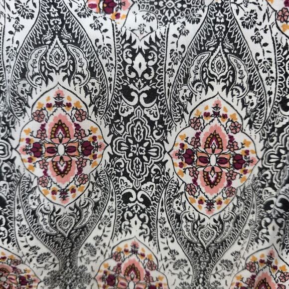 Torrid Black White Geometric Whimsygoth Flowy Challis Mini Sundress Size 2X - Picture 4 of 10